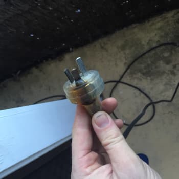Damaged plug